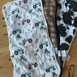 Copper Pearl Baby Burp Cloths